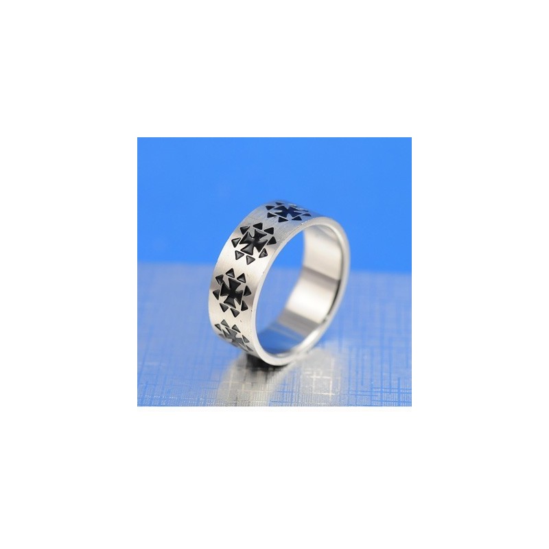 Exquisiter Herrenring Aus Titan