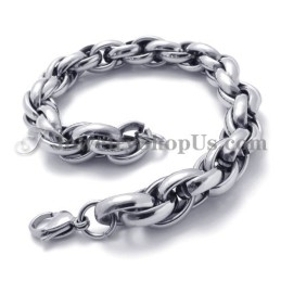 Modisches Silbernes Titanarmband