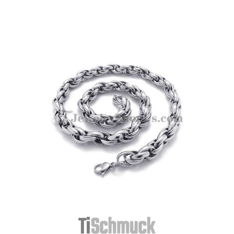 Elegante Halskette Aus Silber Und Titan Elegante Halskette Aus Silber Und Titan