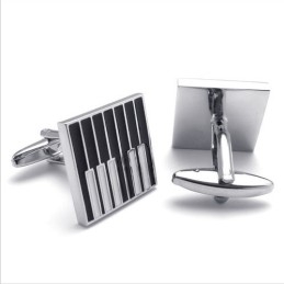 Professionelles Design Farbbrillanz Hochwertige Titan-Manschettenknöpfe