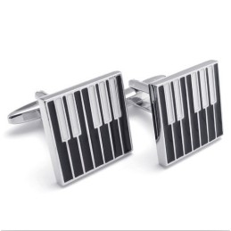 Professionelles Design Farbbrillanz Hochwertige Titan-Manschettenknöpfe