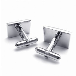 Elegante Form Farbbrillanz Hochwertige Titan Manschettenknöpfe