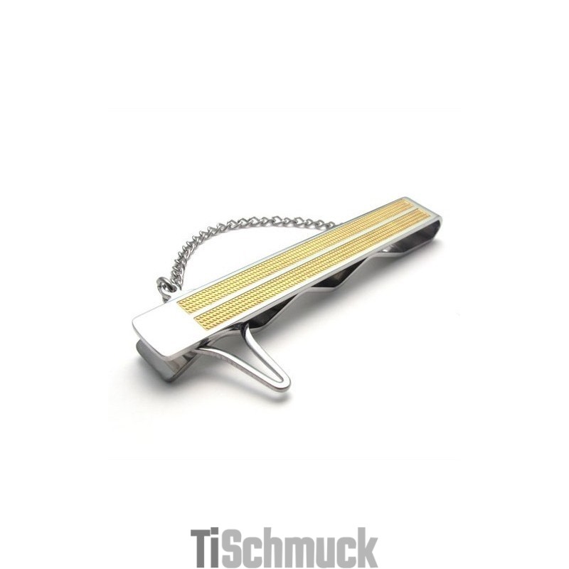 Fein Verarbeitete Farbbrillanz Hochwertige Titan-Krawattenklammern