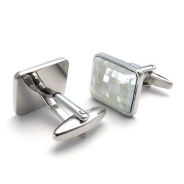 Neueste Technologie Bunte Brillanz Ausgezeichnete Qualität Titan Manschettenknöpfe