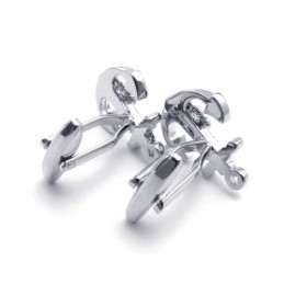 Fein Verarbeitete Farbbrillanz Zuverlässige Qualität Titan Manschettenknöpfe