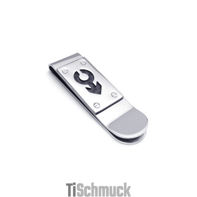 Modernes Design Farbbrillanz Hervorragende Qualität Geldklammern Aus Titan