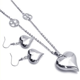 Wunderschönes Design Farbbrillanz Zuverlässige Qualität Titan Schmuckset Bestehend Aus Halskette, Anhänger, Ohrring