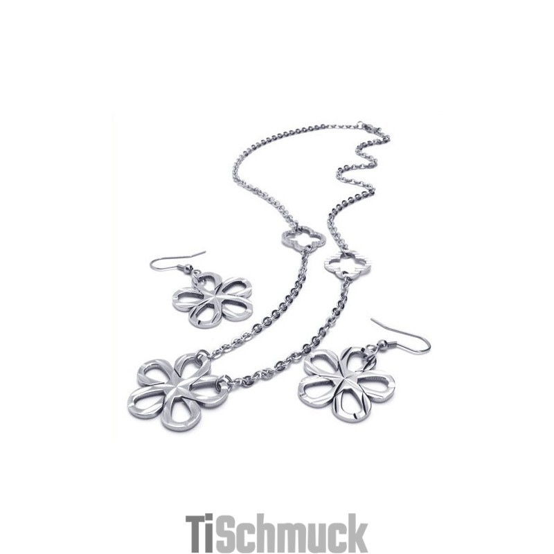 Wunderschönes Design Farbbrillanz Hervorragende Qualität Titan Schmuckset Inklusive Halskette, Anhänger, Ohrring Wunderschönes Design Farbbrillanz Hervorragende Qualität Titan Schmuckset Inklusive Halskette, Anhänger, Ohrring