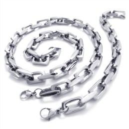 Professionelles Design Farbbrillanz Hervorragende Qualität Titan Schmuckset Inklusive Halskette, Armband
