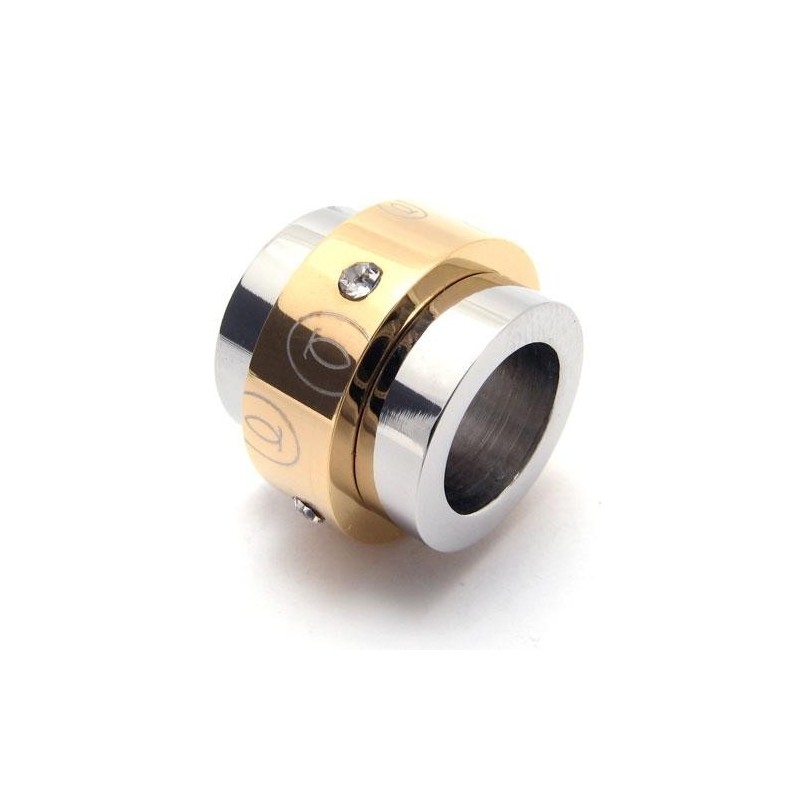 Herren-Halskette Mit Goldenem Anhänger Aus Reinem Titan (Neu)