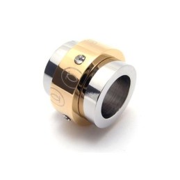 Herren-Halskette Mit Goldenem Anhänger Aus Reinem Titan (Neu)