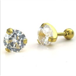 Ausgefeilte Technologie Schöne Farben Hochwertige Titan-Ohrringe