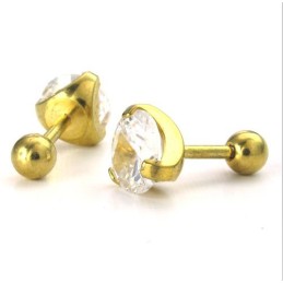 Ausgefeilte Technologie Schöne Farben Hochwertige Titan-Ohrringe