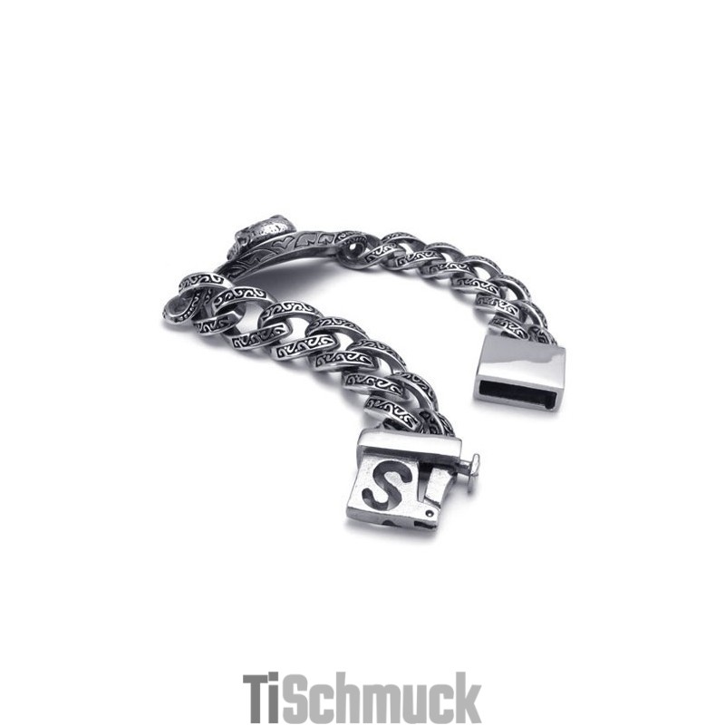 Modernes Design Farbbrillanz Für Einen Langjährigen Ruf Titanarmband