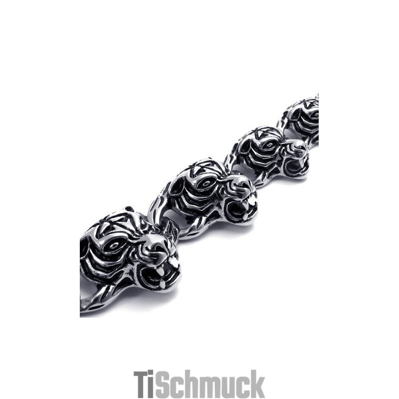 Professionelles Design Farbbrillanz Weltweit Bekanntes Titanarmband