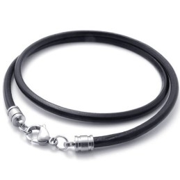 Geschickte Herstellung Zarte Farben Stabile Qualität Lederhalskette