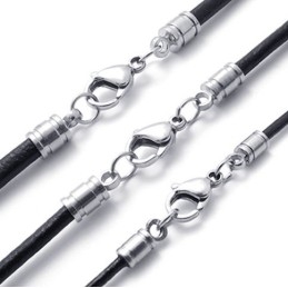 Geschickte Herstellung Zarte Farben Stabile Qualität Lederhalskette