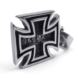 Zur Auswahl: Farbbrillanz, Hochwertiger Titan-Kreuzanhänger