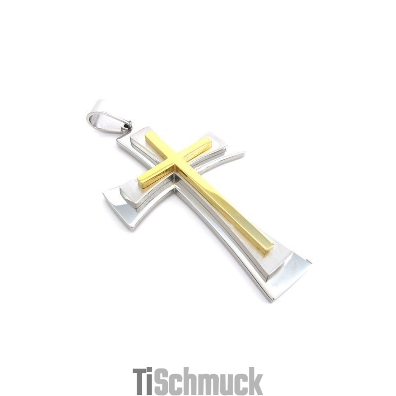 Attraktives Design Farbbrillanz Zuverlässiger Ruf Titan Kreuz Anhänger Attraktives Design Farbbrillanz Zuverlässiger Ruf Titan Kreuz Anhänger