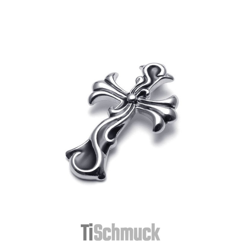 Neueste Technologie Farbbrillanz Weltweit Bekannter Titan-Kreuzanhänger