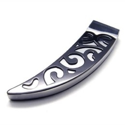 Herren-Halskettenanhänger „Black Lance“ Aus Reinem Titan 6588