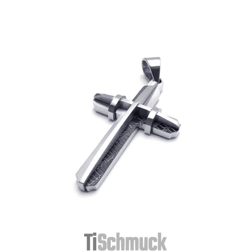 Professionelles Design Farbbrillanz Für Einen Langjährigen Ruf Titan Kreuz Anhänger