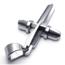 Professionelles Design Farbbrillanz Für Einen Langjährigen Ruf Titan Kreuz Anhänger