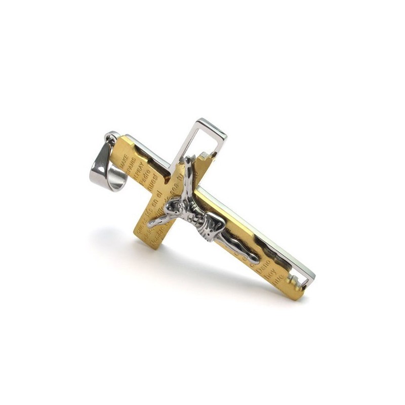 Zur Auswahl Farbbrillanz Weltweit Bekannter Titan Kreuz Anhänger