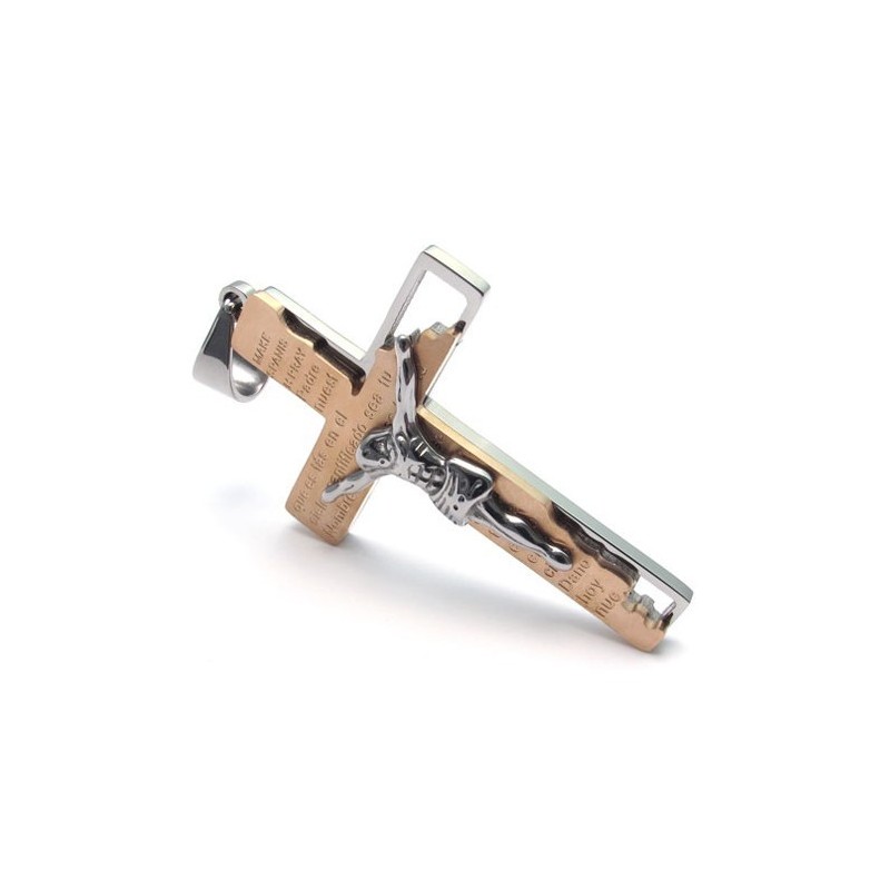 Professionelles Design Farbbrillanz Weltweit Bekannter Titan-Kreuzanhänger