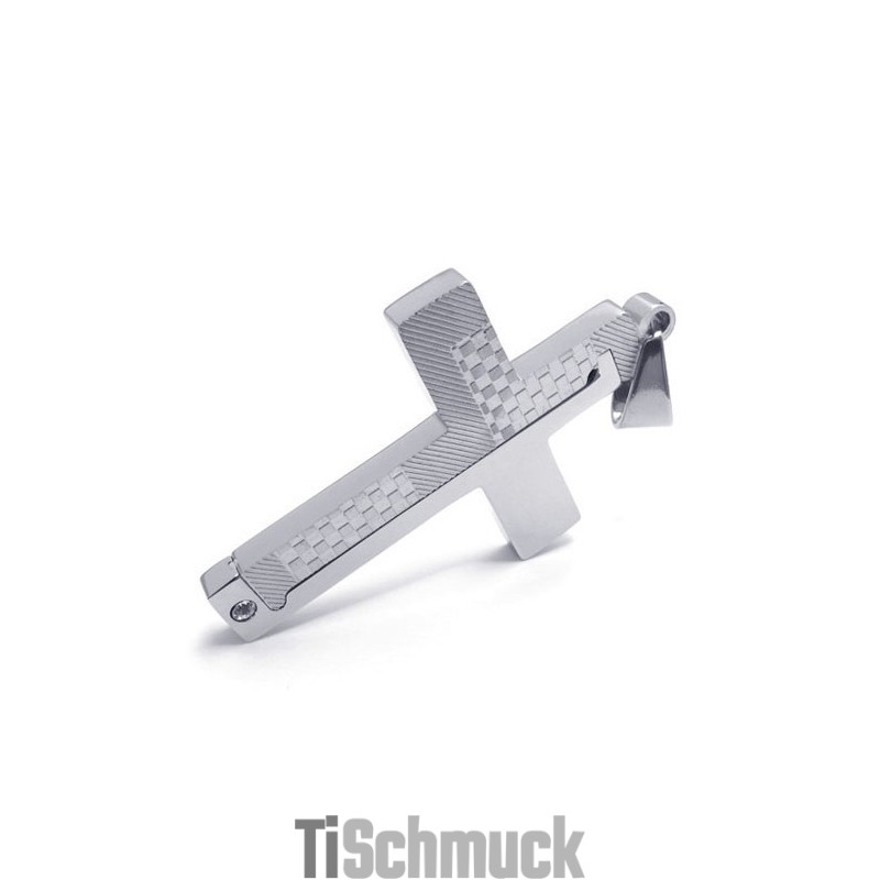 Professionelles Design Farbbrillanz Für Einen Langjährigen Ruf Titan Kreuz Anhänger