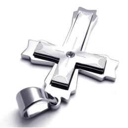 Zur Auswahl Farbbrillanz Zuverlässige Qualität Titan Kreuz Anhänger