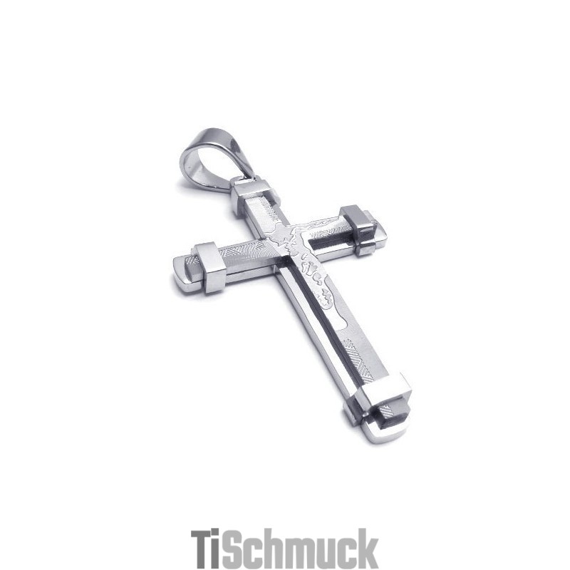 Elegante Form Farbbrillanz Ausgezeichnete Qualität Titan Kreuz Anhänger Elegante Form Farbbrillanz Ausgezeichnete Qualität Titan Kreuz Anhänger