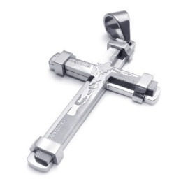 Elegante Form Farbbrillanz Ausgezeichnete Qualität Titan Kreuz Anhänger