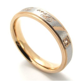 Schönes Design Schöne Farben Hochwertiger Titanring