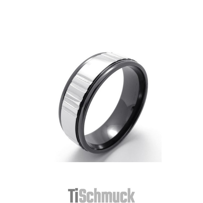 Gekonnte Verarbeitung Farbbrillanz Hochwertiger Titanring