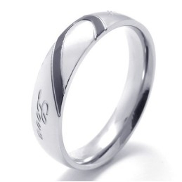Elegante Form Farbbrillanz Ausgezeichnete Qualität Titan Ring