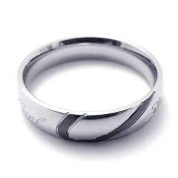 Elegante Form Farbbrillanz Ausgezeichnete Qualität Titan Ring
