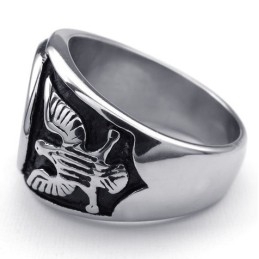 Modische Muster Farbbrillanz Langlebig Im Einsatz Titanring