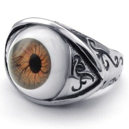 Schönes Design Farbbrillanz Stabile Qualität Titan Ring